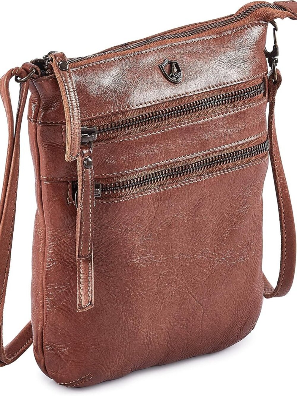 Small Crossbody Bags for Women Genuine Leather Travel Purse Vintage Sling Should
